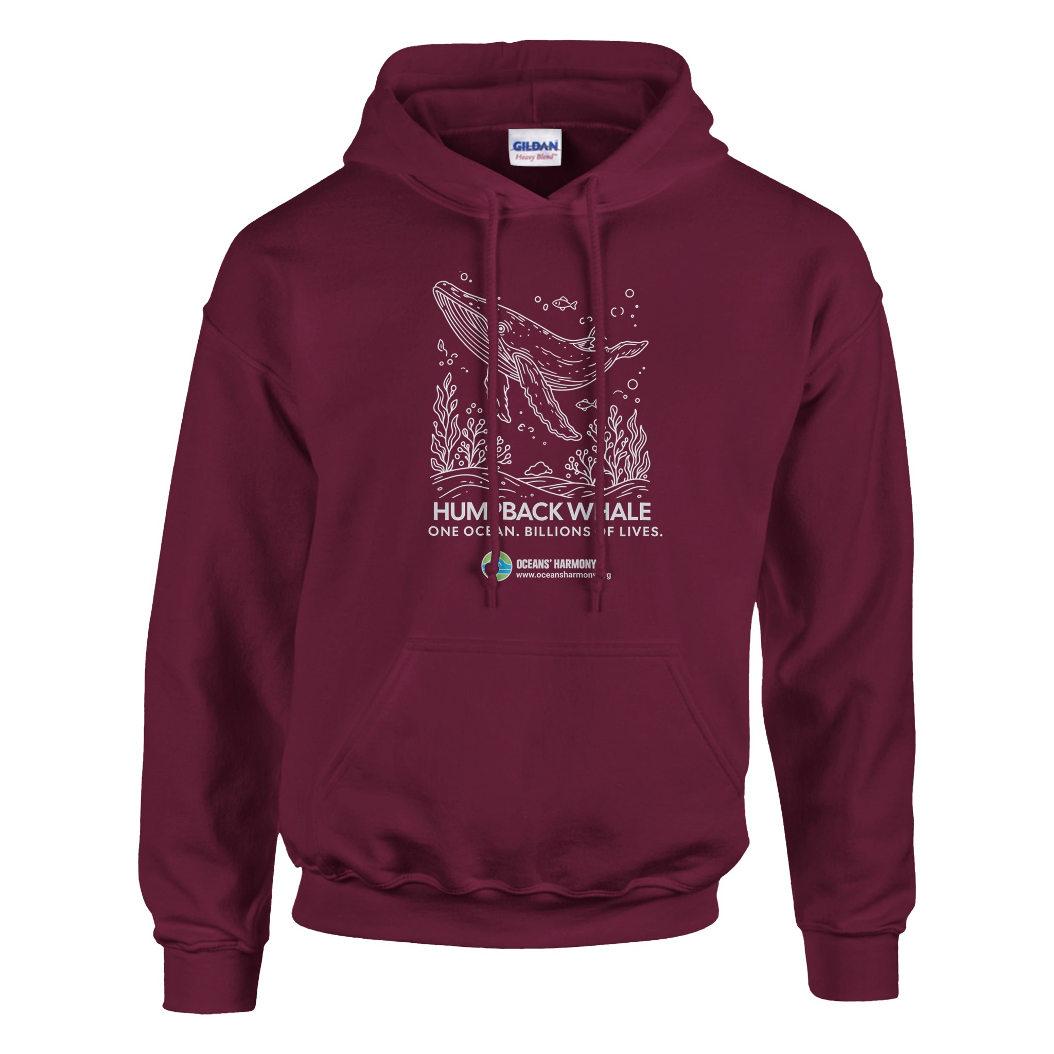 Adult Pullover Hoodie | Humpback Whale 4 538a3b5d-76ec-4c2c-aa06-f72fa952c6ca