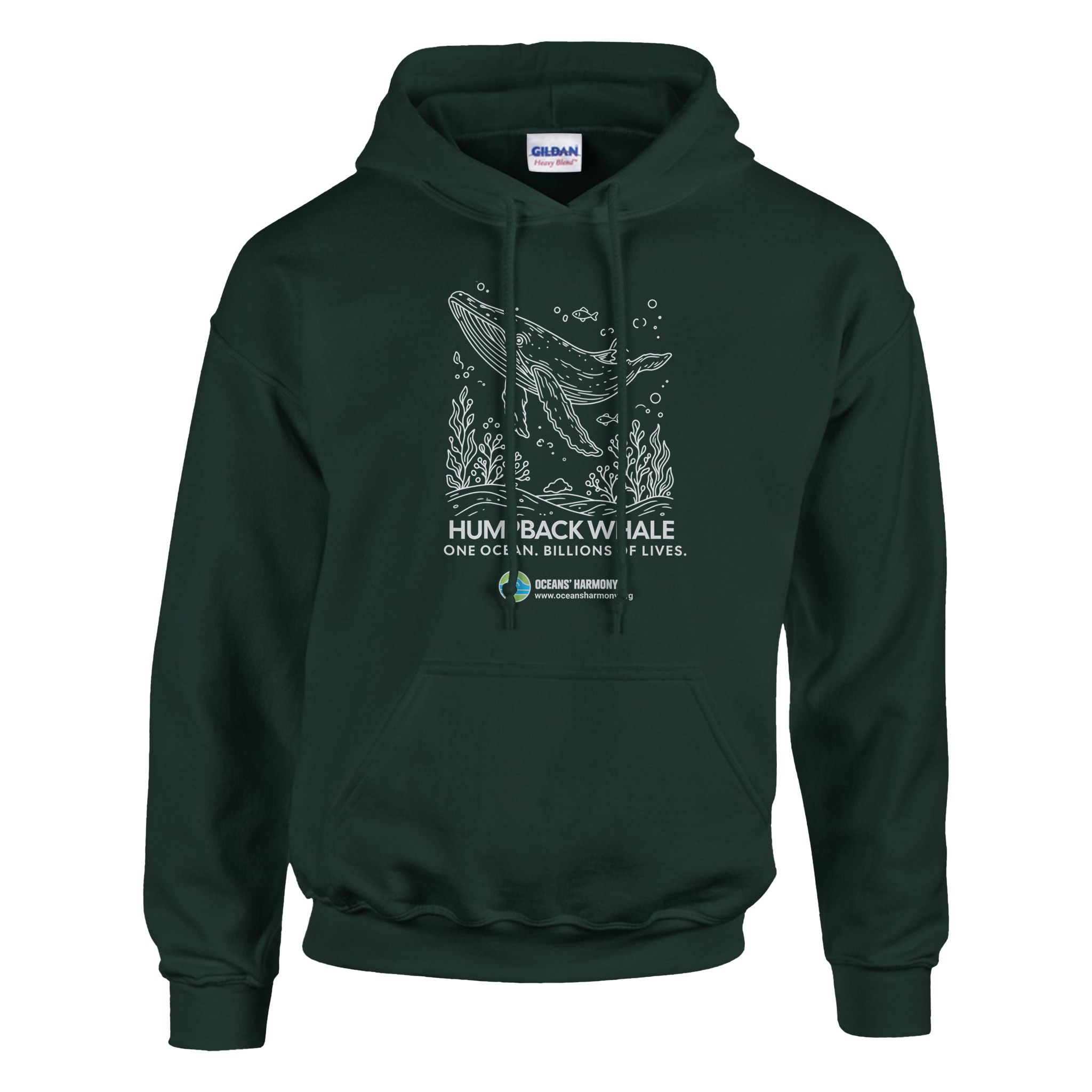 Adult Pullover Hoodie | Humpback Whale 9 5595186f-3b7b-40c4-9777-c5f51f647703
