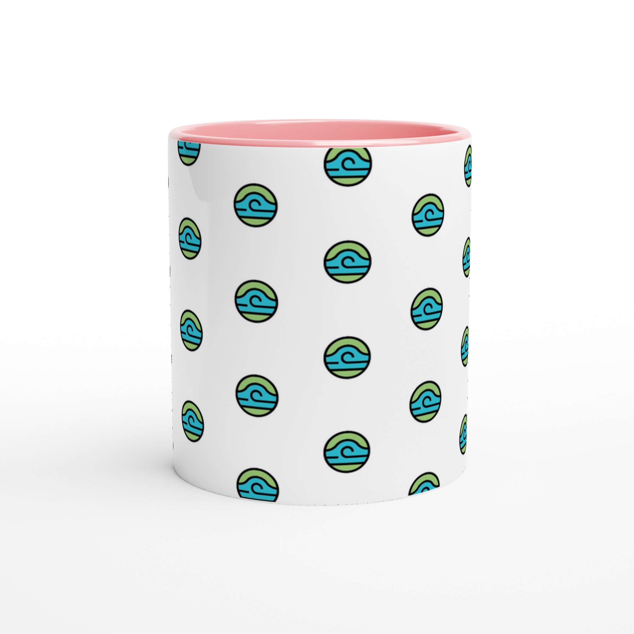 White 11oz Ceramic Mug with Color Inside | Oceans' Harmony 5 637236f1-60b2-466d-8419-a8ca0bedbabb