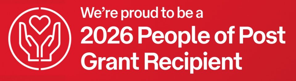 We've received an Aus Post People's Post Grant! 1 People of Post