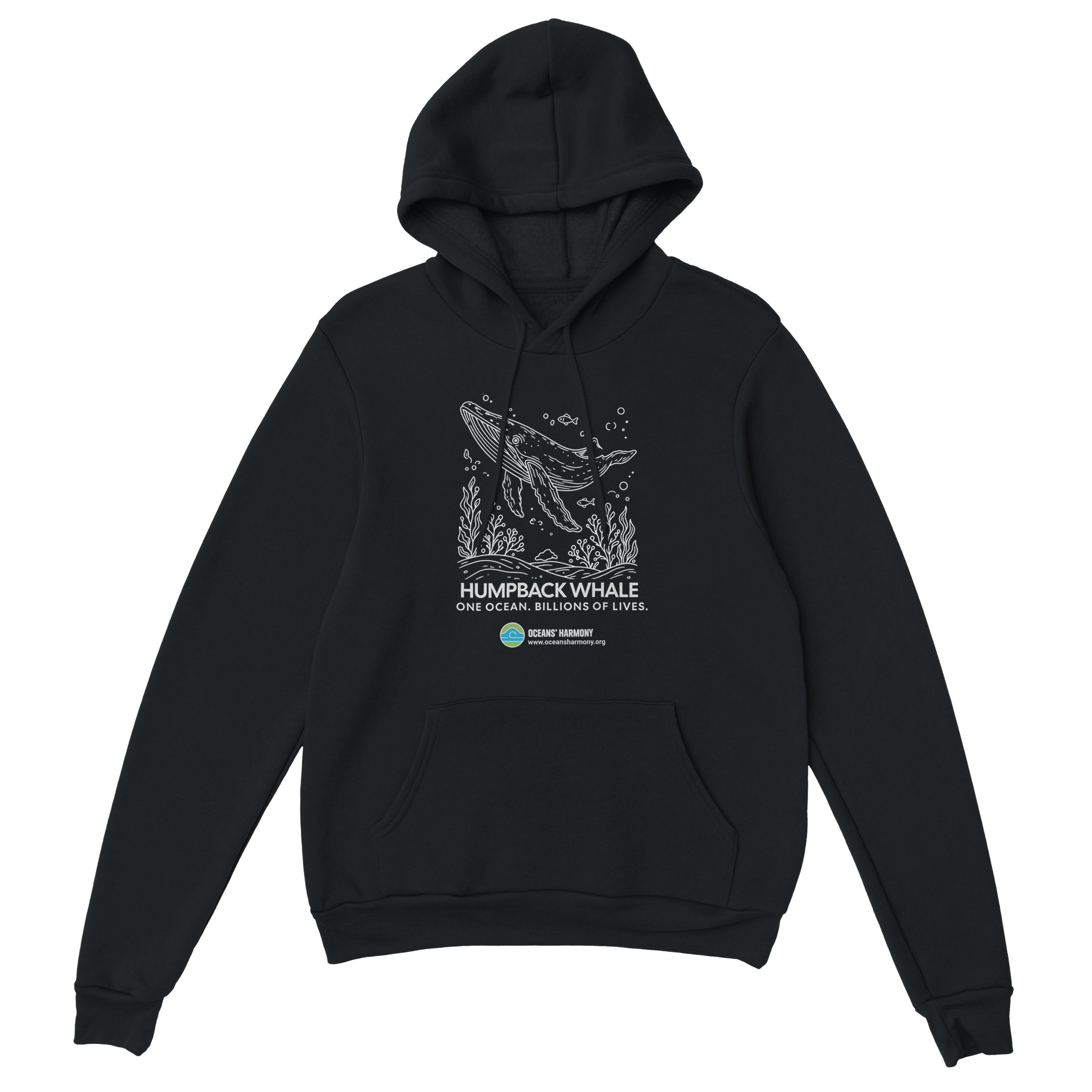 Adult Pullover Hoodie | Humpback Whale 3 ac3821c6-e9f1-4c59-92ee-5741b9f1cd27