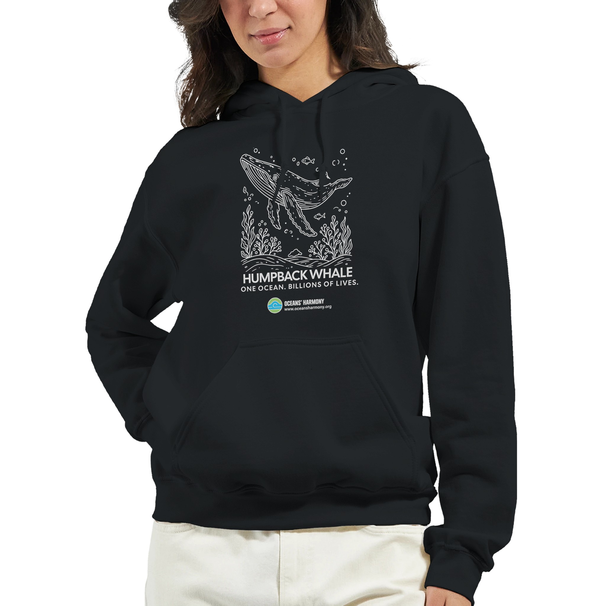 Adult Pullover Hoodie | Humpback Whale 5 e888f7ae-ccee-4987-a661-2ba3a83c032a