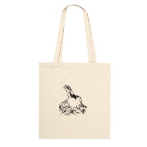 Eco-Friendly Tote Bag – Save Our Marine Life, 100% Cotton, Reinforced Handles